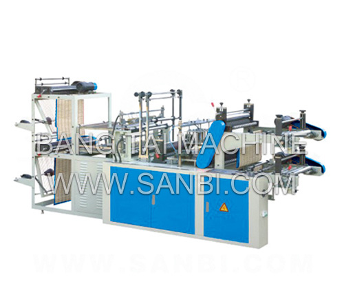 DZB500-800 Computer Control High-speed Vest Rolling Bag-making Machine(Double layer)